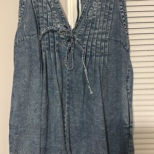 Denim Romper